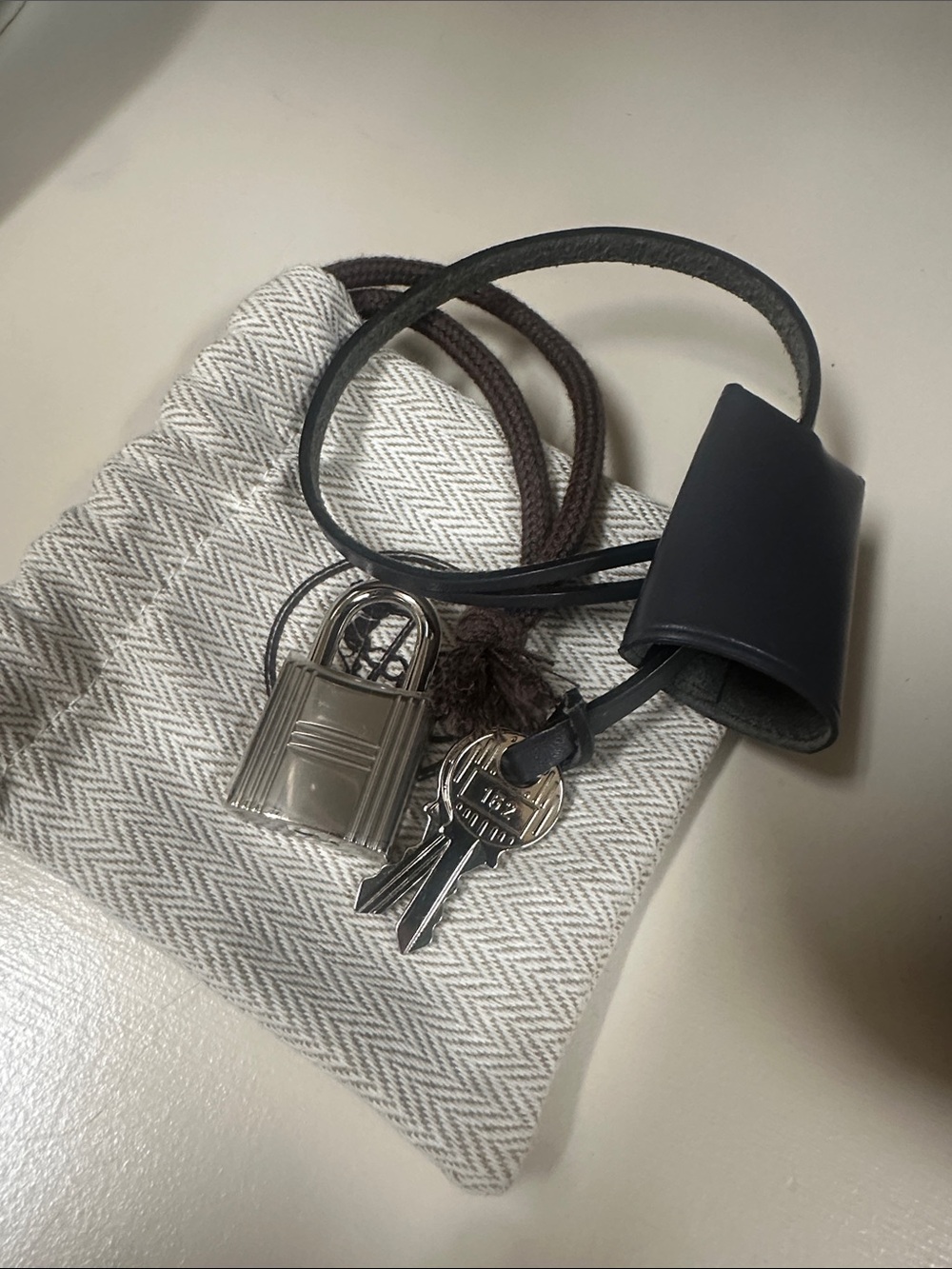 Hermes Herbag 31 Dark Grey - Picture 6 of 6
